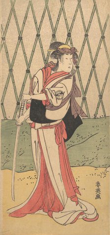 Segawa Kikunojo, in a Female Role, 1762-1819. Creator: Katsukawa Shun'ei.