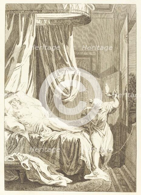 La gageure des trois commeres: Le fil. Creator: Unknown.