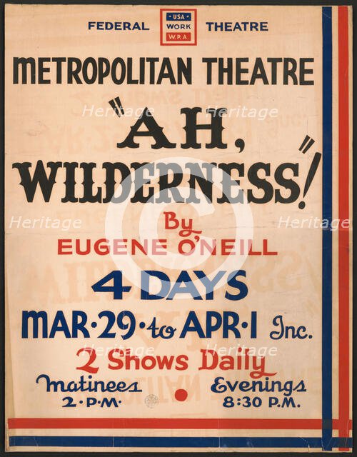 Ah Wilderness!, Seattle, 1939. Creator: Unknown.