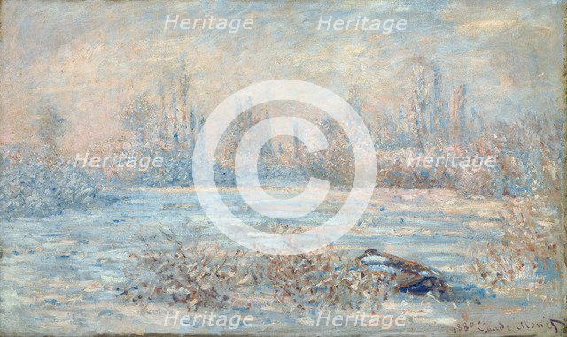 Frost, 1880. Artist: Monet, Claude (1840-1926)