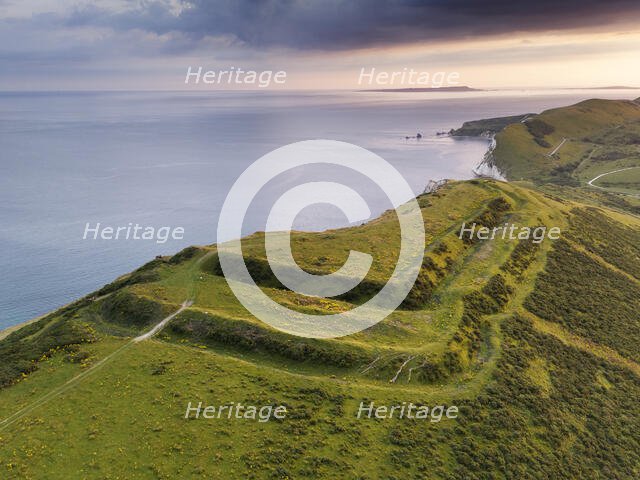Flower's Barrow, East Lulworth, Dorset, 2024. Creator: James O Davies.