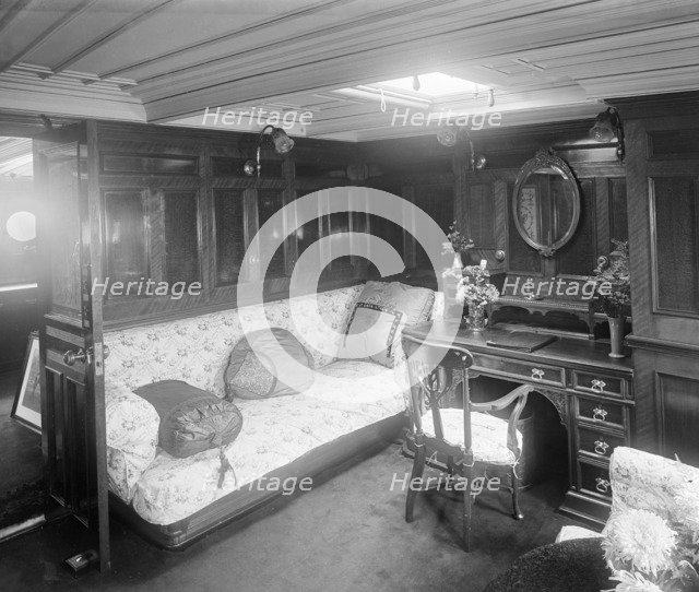 A boudoir on steam ship 'Venetia', 1920. Creator: Kirk & Sons of Cowes.