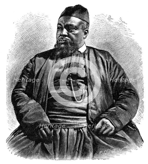 Mulai Tayeb, the Sheriff of Wezzan, North Africa, 1895.Artist: Henri Thiriat