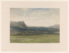 View of Valkenburg, Limburg, 1854. Creator: Johannes Gysbert Vogel.