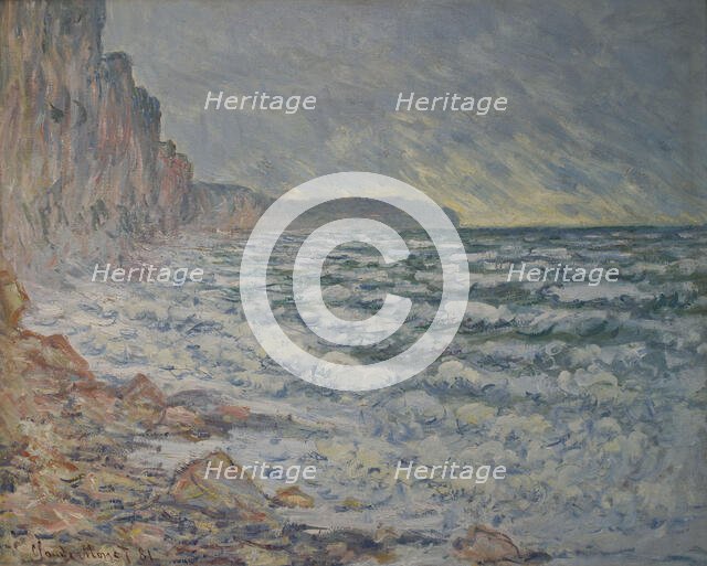 Fécamp, bord de mer, 1881. Creator: Monet, Claude (1840-1926).