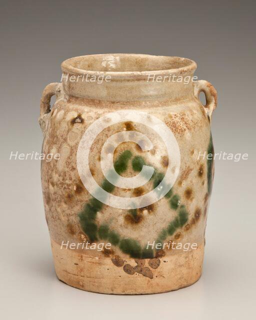 Jar with diamond design, about 800. Creator: Unknown.