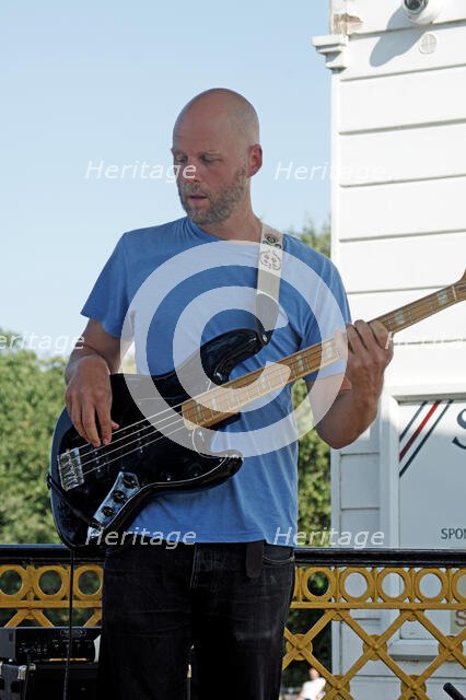 Spencer Brown, The Coalminers, Jazz on the Vine, Sevenoaks, Kent, 13 Sep 2020. Creator: Brian O'Connor.