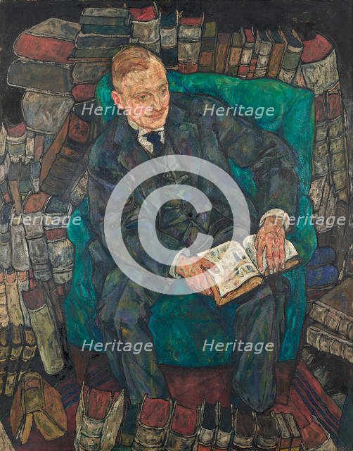 Portrait of Dr. Hugo Koller, 1918. Creator: Schiele, Egon (1890-1918).