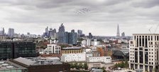 General view of the London skyline looking south-east from King's Cross, 2018. Creator: James O Davies.