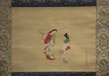 Woman and Attendant, 18th century. Creator: Nishikawa Sukenobu.