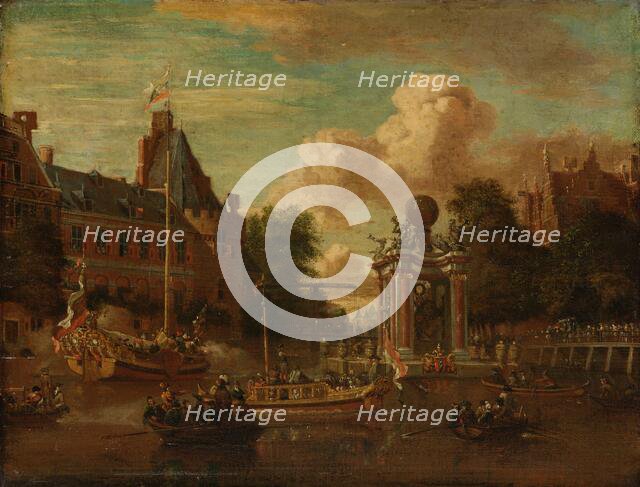 The Muscovite legation visiting Amsterdam, 29 August 1697, 1697-1708. Creator: Abraham Storck.