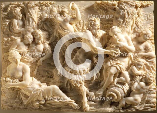 Pan and Nymphs, between c.1690 and c.1695. Creator: Ignaz Elhafen.