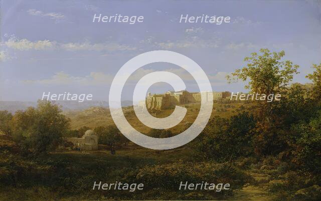 Convent in Bethlehem, 1882. Creator: Bernhard Fiedler.