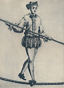 'A Famous Tight-Rope Walker of the Seventeenth Century', 1942. Artist: Unknown.