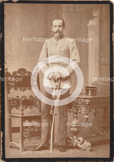 Rudolf, Crown Prince of Austria (1858-1889), 1888. Creator: Angerer, Victor (1839-1894).