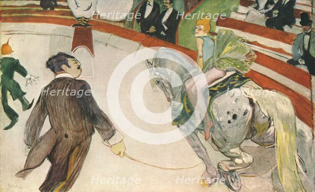 'Equestrienne (At the Cirque Fernando)', 1888, (1952). Creator: Henri de Toulouse-Lautrec.