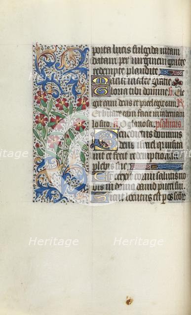 Book of Hours (Use of Rouen): fol. 47v, c. 1470. Creator: Master of the Geneva Latini (French, active Rouen, 1460-80).