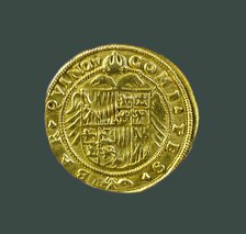 Excelente of Granada, gold coin also called Doblas, coined by the Catholic Monarchs from 1480 to …