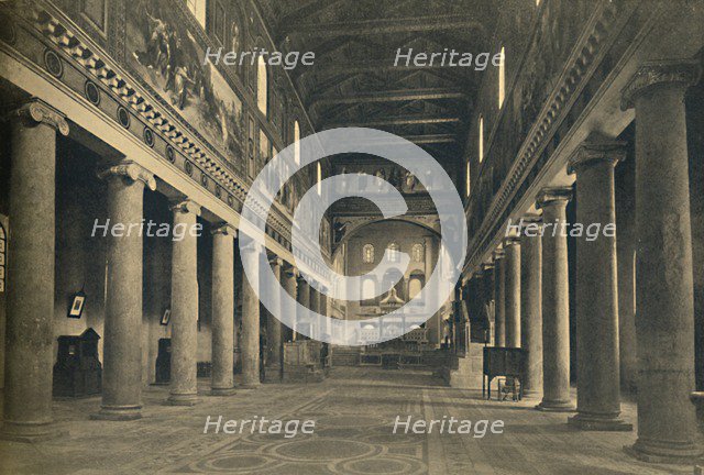 'Roma - St.-Lawrence-outside-the-Walls', 1910. Artists: Unknown, Honorius IV.