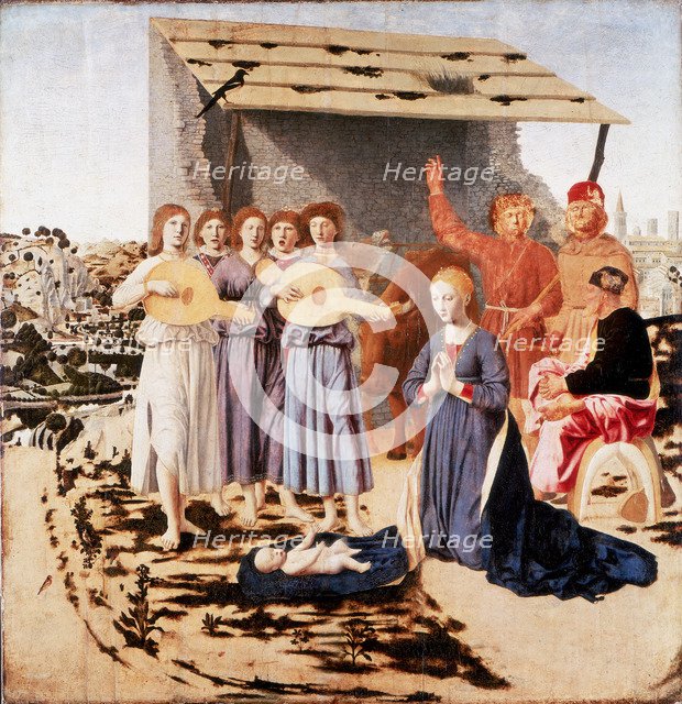 'The Nativity', 1470-1475. Artist: Piero della Francesca