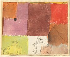 Composition with Figures, 1915. Creator: Paul Klee.