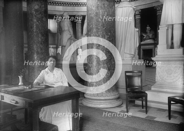 U.S. Capitol - Ladies' Reception Room, 1917. Creator: Harris & Ewing.