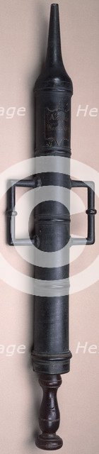 Hand held fire squirt, 17th century. Artist: Unknown