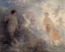 Aurora, the goddess of the dawn, drives away the night, 1904. Creator: Fantin-Latour, Henri (1836-1904).