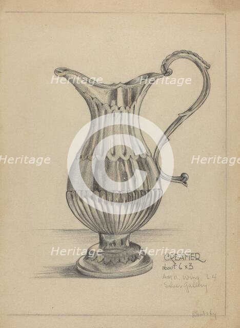 Silver Pitcher, c. 1936. Creator: S. Brodsky.