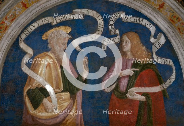 Bartholomew the Apostle and the Prophet Joel, 1492-1495.