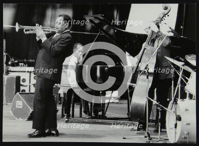 The Jonah Jones Quartet and Hank Jones, Newport Jazz Festival, Ayresome Park, Middlesbrough, 1978. Artist: Denis Williams