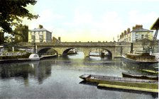 Folly Bridge, Oxford, 20th Century. Artist: Unknown