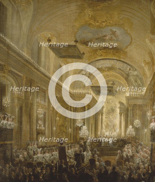 The Baptism of the Duke of Småland. Till Grh 1965, nr 3060, 1782. Creator: Elias Martin.