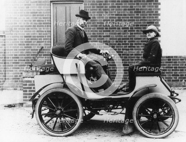 1901 Serpollet steam car. Creator: Unknown.