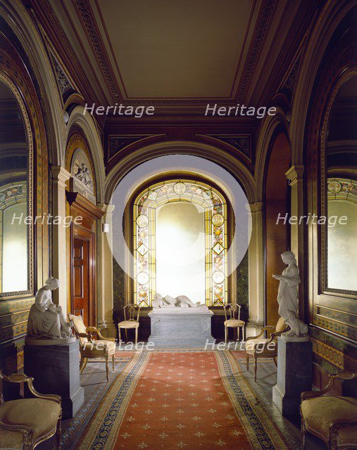 Ground floor hall of Brodsworth Hall, South Yorkshire, c2000s(?). Artist: Unknown.