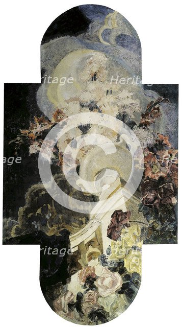 'Chrysanthemums', 1894.  Artist: Mikhail Vrubel