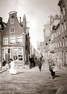 Street scene, Rotterdam, 1898.Artist: James Batkin