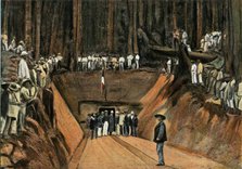 'Saint-Elie. Inauguration De La Premiere Mine De Quartz', (Saint-Elie. The first Quartz Mine), 1900. Creator: Unknown.