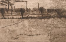 Landscape with Industrial Plants, 1909. Creator: Umberto Boccioni.