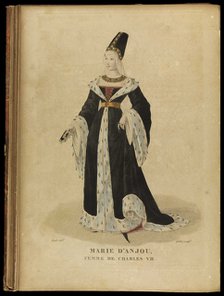 Marie of Anjou, Queen of France, Late 18th cent.. Artist: Gatine, Georges Jacques (1773-1831)