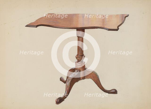 Side Table, c. 1936. Creator: Henry Moore.