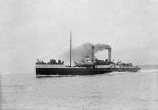 The paddle steamer 'SS Monarch' under way. Creator: Kirk & Sons of Cowes.