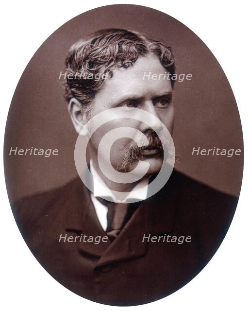 Marcus Stone, artist and Associate of the Royal Academy, 1882. Creator: Lock & Whitfield.