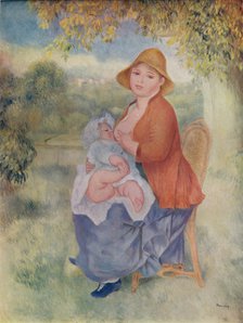 'Madame Renoir allaitant son enfant', c1885 (1932). Artist: Pierre-Auguste Renoir.