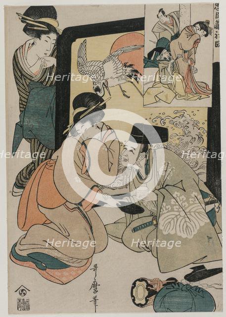 Chushingura: Act I of The Storehouse of Loyalty, late 1790s. Creator: Kitagawa Utamaro (Japanese, 1753?-1806).
