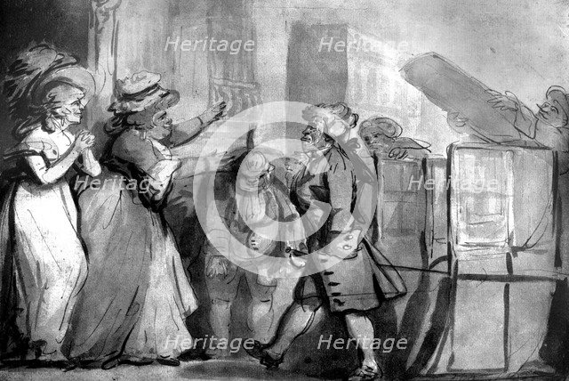 'The Return from St James after the honour of Knighthood', 1792. Artist: Unknown