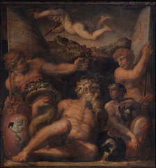 Allegory of Cortona and Montepulciano, 1563-1565. Artist: Vasari, Giorgio (1511-1574)