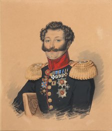 Portrait of Prince Stepan Alexandrovich Khilkov (1785-1854), after 1832. Creator: Hampeln, Carl, von (1794-after 1880).