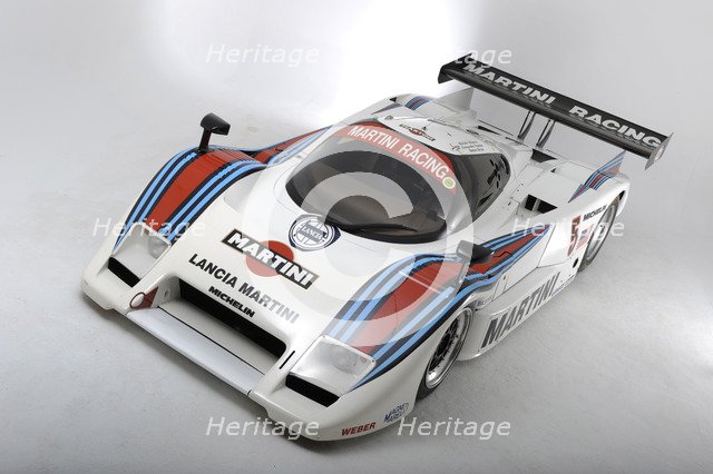 Lancia Martini Le Mans car chasis no 0007 1983. Artist: Simon Clay.