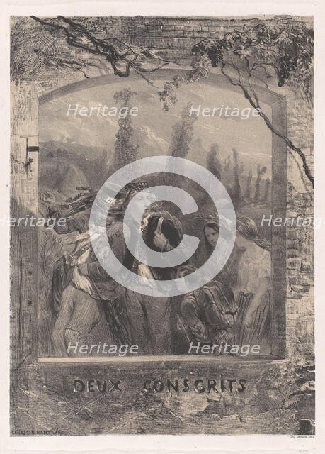 Two Conscripts, ca. 1830-70. Creator: Célestin Nanteuil.